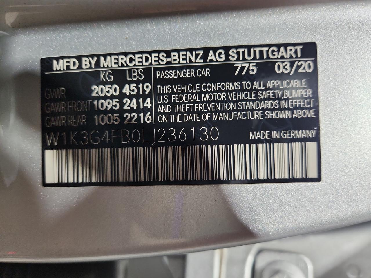 2020 Mercedes-Benz A-Class, 220 4Matic