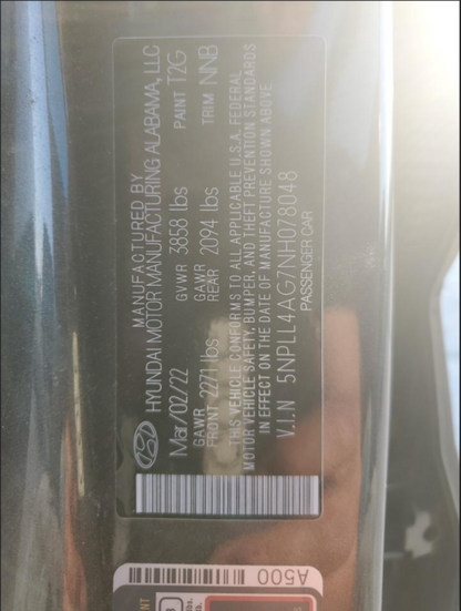 2022 Hyundai Elantra, SE